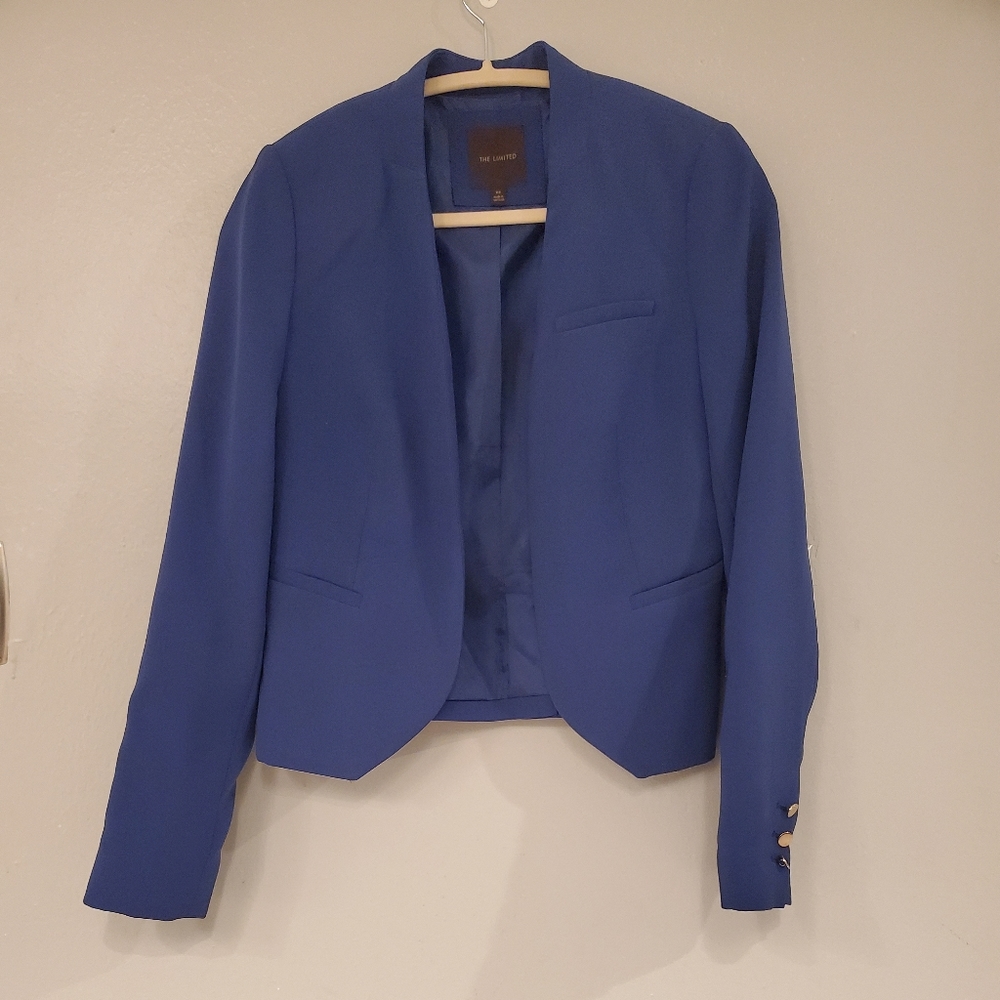 New The Limited collarless Blazer